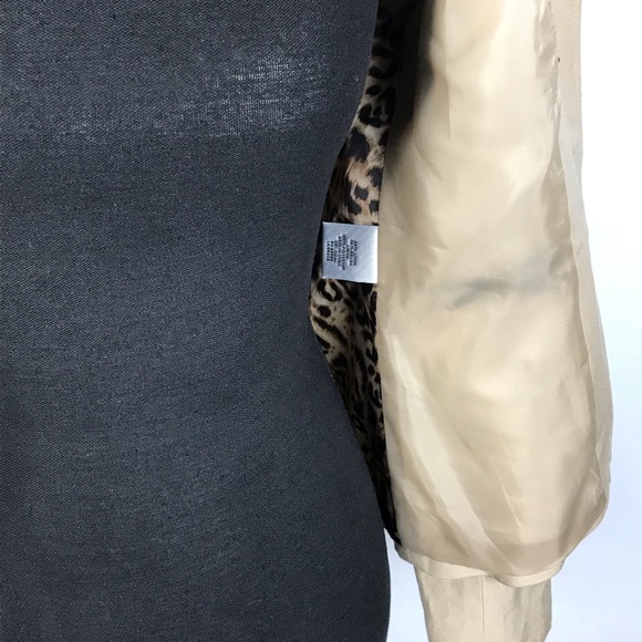 Kasper Woman’s Blazer Sz 6 Safari Khaki Tan - Picture 5 of 8